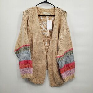 Saltwater Luxe Chunky Knit Hello Sunshine Cardigan Women Size 2XL NWT